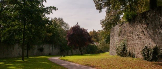 Die Gräfte mit Wall in Soest © Werner Tigges
